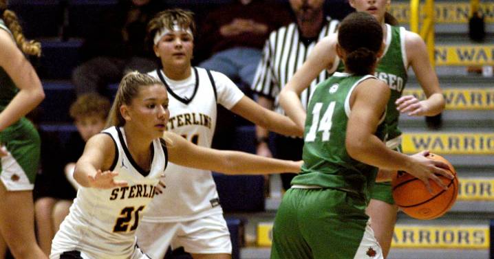 Sterling goes inside, then outside to pull away from Geneseo