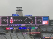 Patriots, Bills honor shooting victims at Brown, in Australia