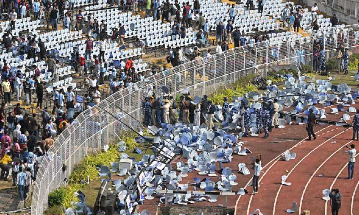 El caos que desató la visita de Lionel Messi en India