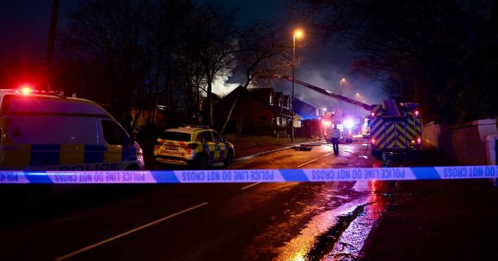 Oldham fire horror as man's body found after blaze rips through home