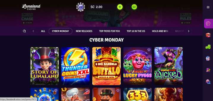 Best sweepstakes casinos and bonuses for Cyber Monday: includes LoneStar and LunaLand