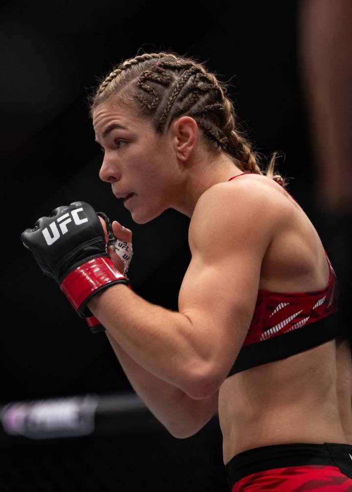 Canadian Lance Gibson Jr. loses UFC debut but joins father in record book