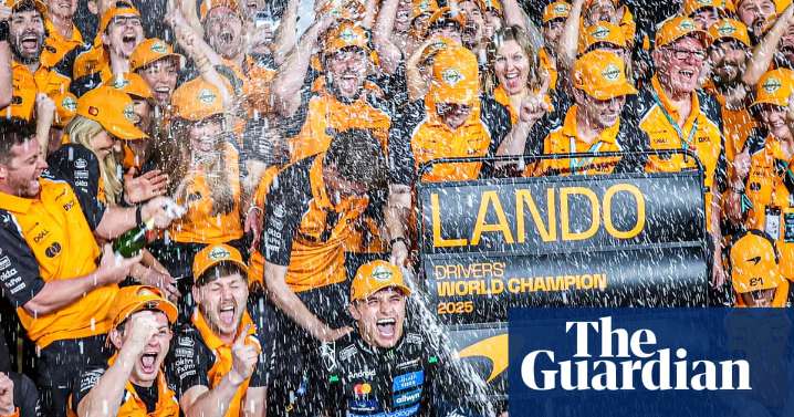 ‘Like a movie’: Lando Norris relives final lap to glory and partying till 6am as world champion