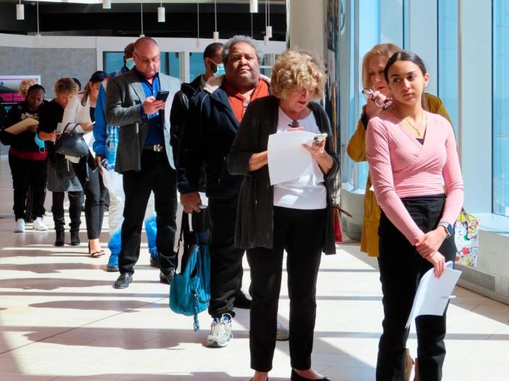 US jobless benefit applications jump, but continuing claims are low