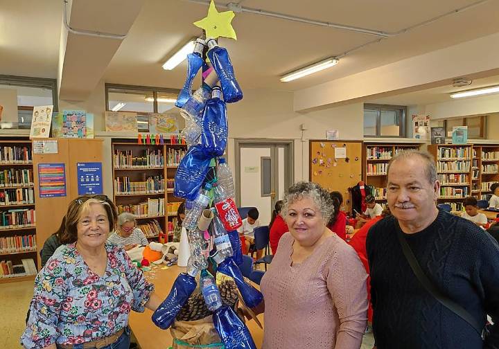 Un decorado «reciclable y sostenible» para iluminar el barrio de San Juan