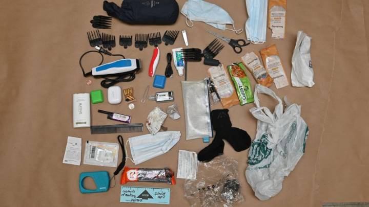 Evidence photos from Luigi Mangione’s arrest