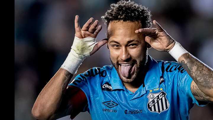 Neymar está a punto de hacer el milagro de salvar a Santos del descenso: marcó triplete contra Juventude, video
