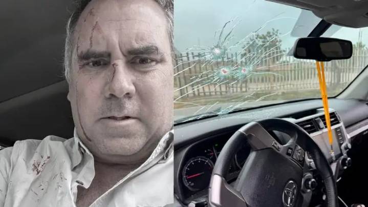 Violencia en Perú: atacaron a balazos el auto en el que viajaba el precandidato presidencial Rafael Belaúnde