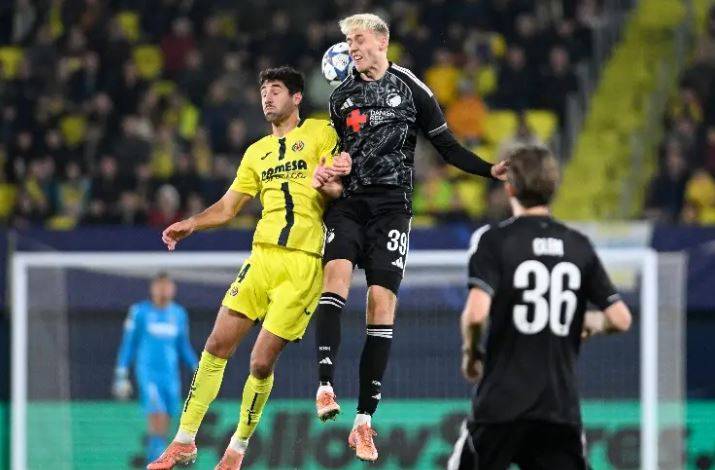 Villarreal pierde ante el Copenhague y peligra en la Champions