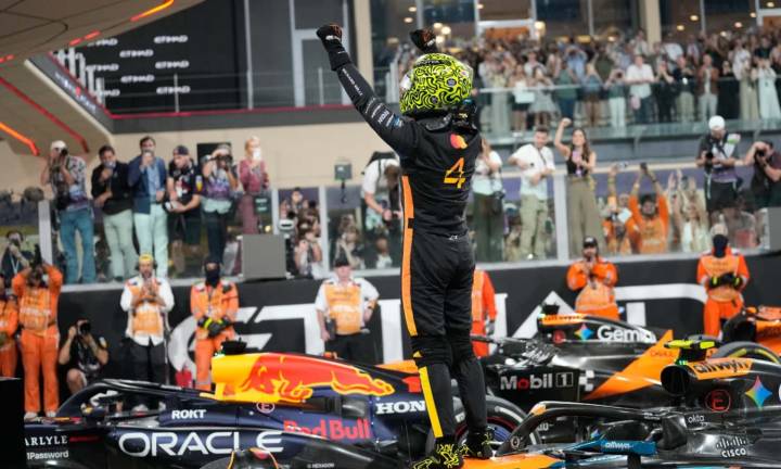 McLaren driver Lando Norris clinches his first F1 title at season