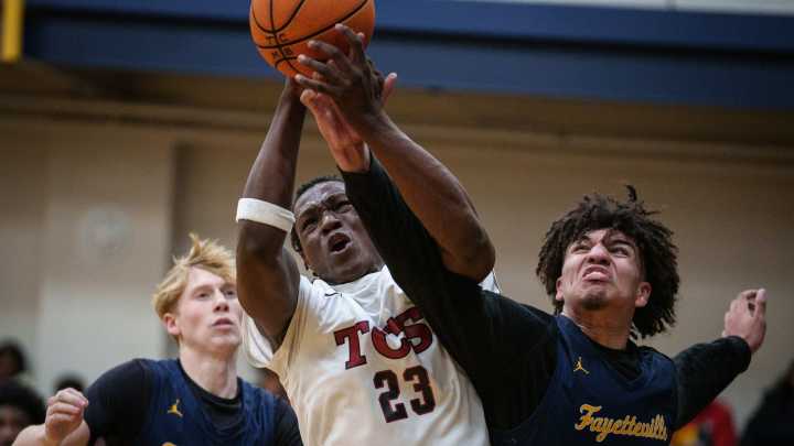 Fayetteville Academy at Trinity Christian boys' basketball game