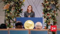 Hija de María Corina Machado recibe el Nobel de la Paz por su madre: "Venezuela volverá a respirar"