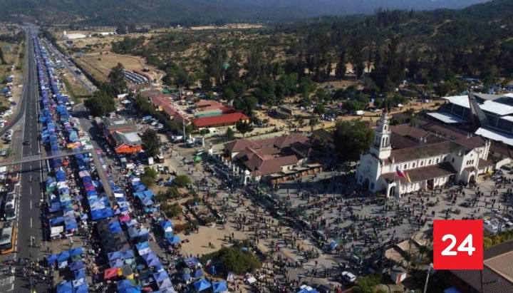 Peregrinación a Lo Vásquez por Ruta 68: horarios, cortes y alternativas