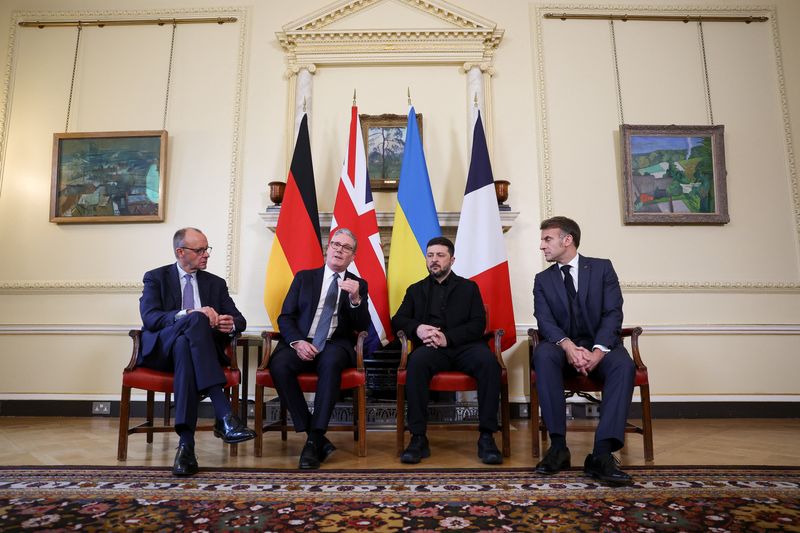 European leaders, Zelenskiy hold talks in London at 'crucial' time for Ukraine