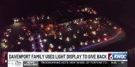 Davenport family uses light display to give back
