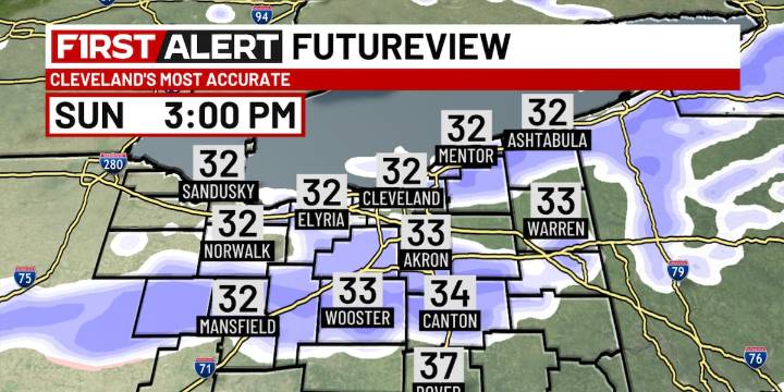 Northeast Ohio weather: Bit of snow today, more chances later this week