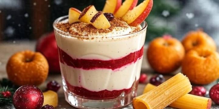 Mousse de ponche navideño: el postre original y festivo de la temporada