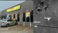 Store owner reacts after police use drones to catch burglary suspects