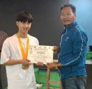 Riying Modi clinches 3 gold medals in Kaliko Pul Memorial State level TT Championship; feted by East Siang district