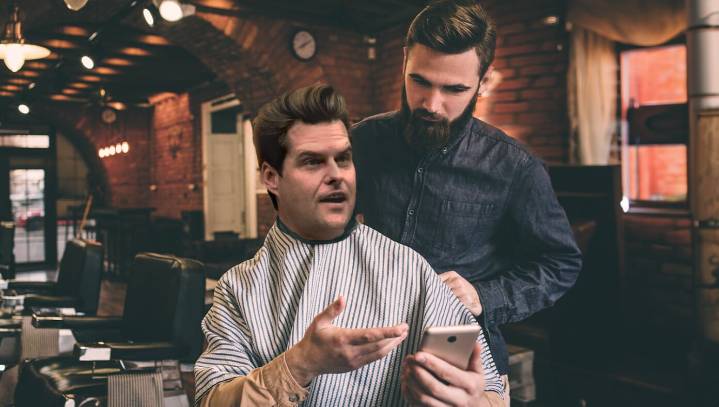 'This!' Shouts Matt Gaetz, Handing Stock Photo Of Douchebag To His Stylist