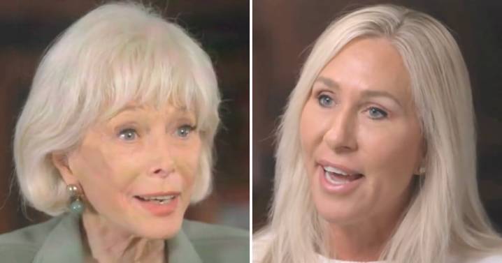 Marjorie Taylor Greene Loses It After ‘60 Minutes’ Host Lesley Stahl Calls Her Out