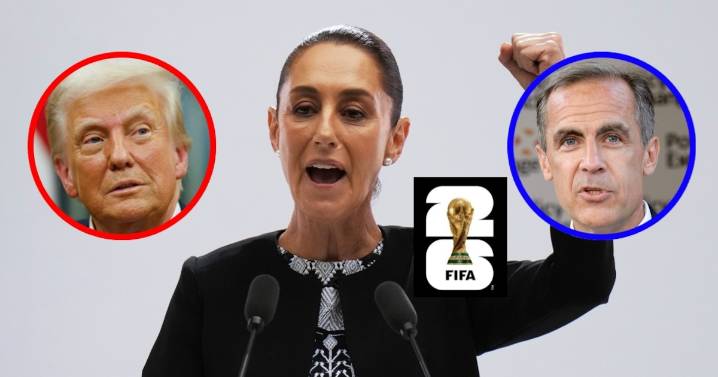 ¡Es un hecho! Claudia Sheinbaum, Donald Trump y el primer ministro de Canadá estarán en el sorteo del Mundial 2026