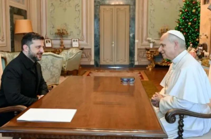 El Papa recibió a Zelenski y abogó por la paz en Ucrania