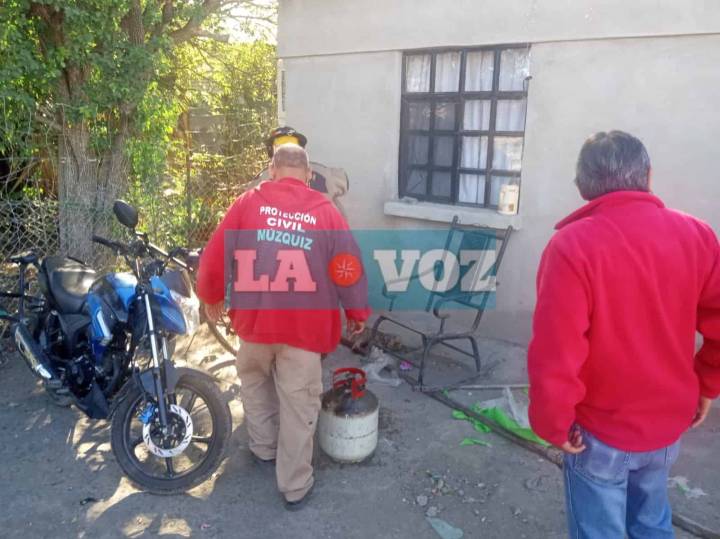 Fuga de gas provoca incendio De boiler en casa