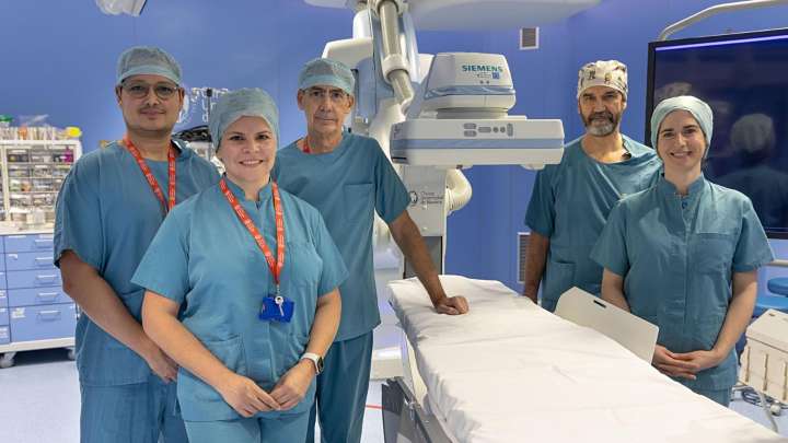 La Clínica Universidad de Navarra desarrolla por primera vez un tratamiento pionero en problemas cardiacos
