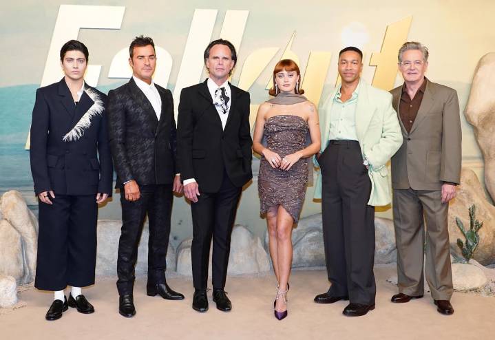 Ella Purnell dazzles in sculpted midi dress as she attends London screening of Fallout S2