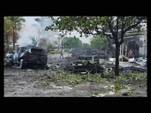 Explosión de coche bomba en Coahuayana, Michoacán, deja al menos dos muertos