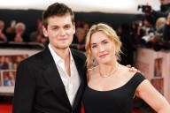 Kate Winslet, Son Joe All Smiles at the London Premiere of 'Goodbye June'