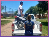 CHACO: Lo Sorprendieron Ofreciendo Una Moto Robada Y La Recuperaron Tras Una Persecución