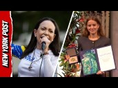 Maria Corina Machado’s Daughter Accepts Nobel Peace Prize in Emotional Ceremony