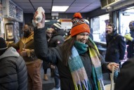 Photos: Bears fans line up for free hot dogs at Wieners Circle
