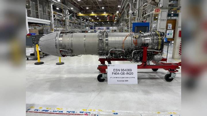 GE Aerospace Hands Over 5th F404
