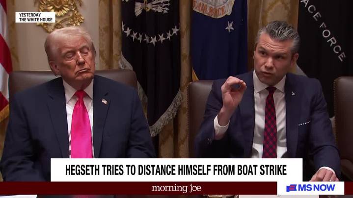 Hegseth Destroys His 'Fog Of War' Defense With Own Words