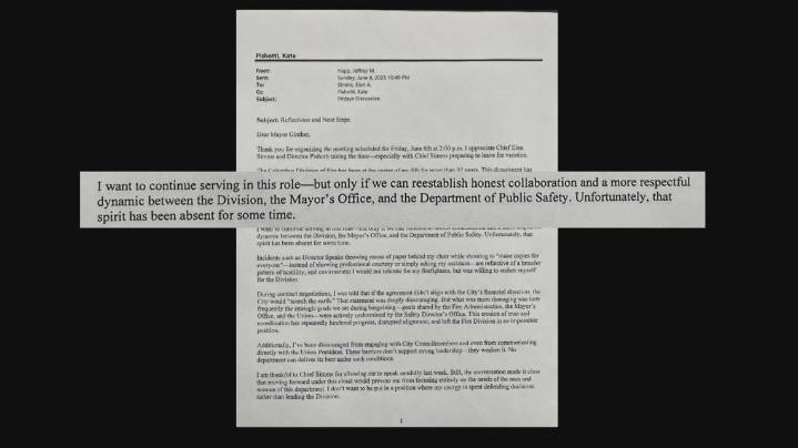 Columbus fire chief faces possible termination as newly released email reveals tensions with city leaders