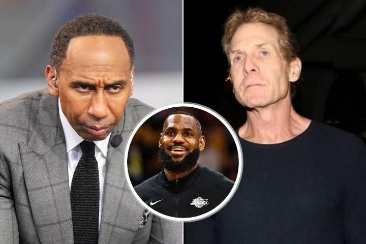 LeBron James Makes Stephen A. Smith Oppose Skip Bayless After 10-Point Scoring Streak End Stephen A. Smith and Skip Bayless have opposing statements as LeBron James' 10-point streak came to an end aga
