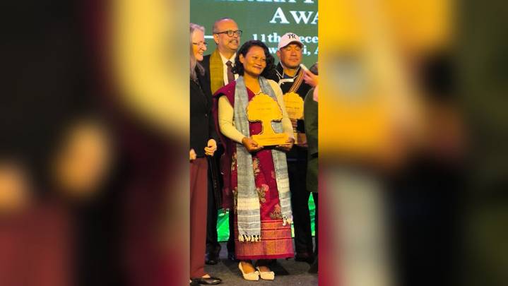 Meghalaya’s Gibbon Guardian Betsida Marak awarded Green Guru honour