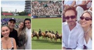 Pampita y Benjamín Vicuña coincidieron en un evento con sus parejas: risas y abrazos en el Campo Argentino de Polo