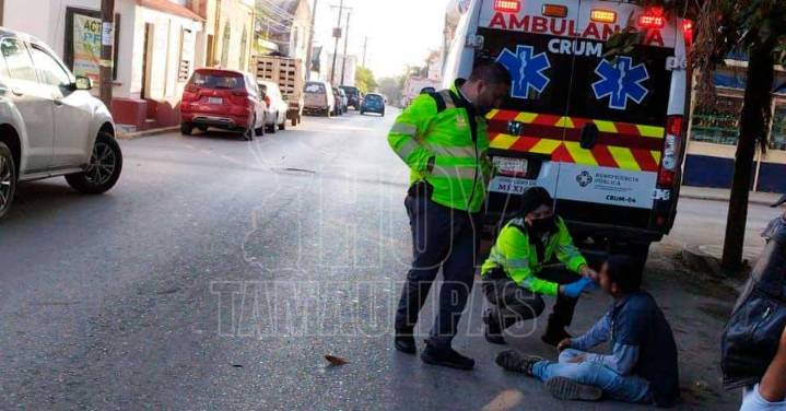 Se lesiona al caer de microb?s en el Siete Guerrero de Victoria