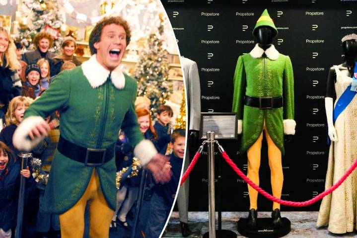 'Elf' costume worn by Will Ferrell sold for over $319,000 at auction in England