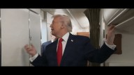 'Somebody’s In There!': Trump Quips In Air Force One Clip After Lavatory Door Swings Open On Him