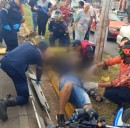 Motorizado herido tras chocar con vehículo en Ciudad Bolívar