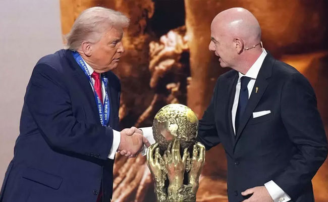 FIFA gives President Donald Trump peace prize in departure from i...