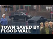 Senators, Governor highlight flood wall's role in saving Mount Vernon from historic flood