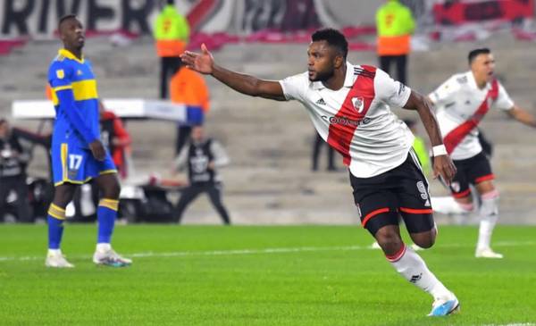 Tras irse de River, Miguel Borja le abrió la puerta a un llamado de Boca: "Mi hermano es hincha"