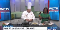 Making a quiche lorraine with Chef James Taylor