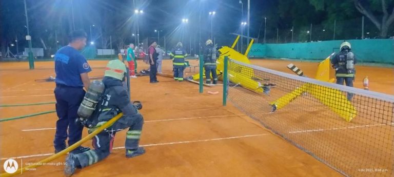 El piloto del helicóptero que cayó en Palermo fue imputado y continúan las pericias